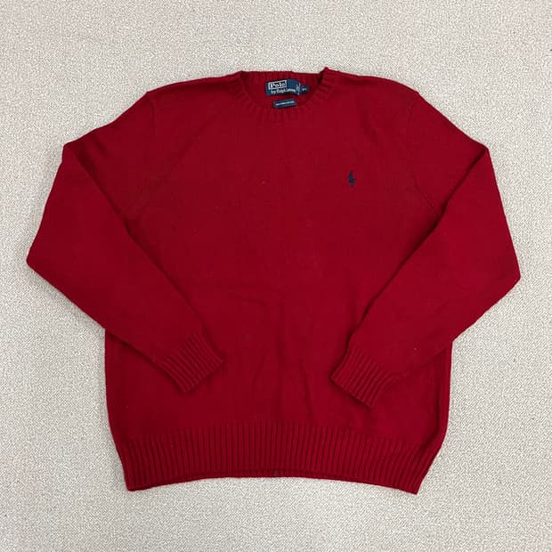 XL 폴로랄프로렌 피마코튼 니트 스웨터 0127M2