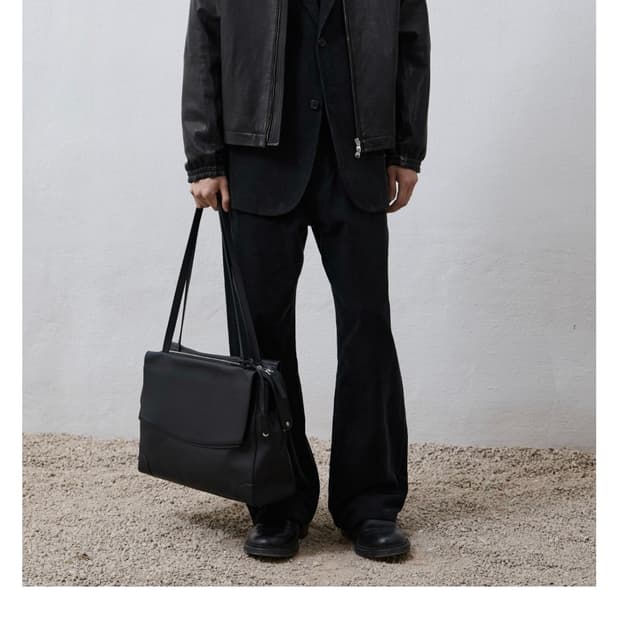 [M]유스 후디드 레더 점퍼