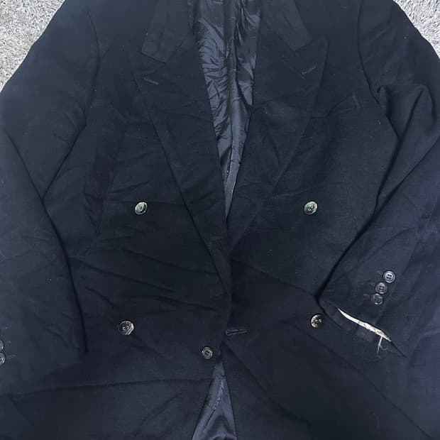 캐시미어100프로 더블블레이저 사이즈 105~110