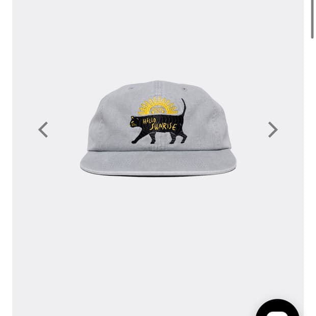 헬로 선라이즈 WASHED VTG CAT LOGO 6PANEL CAP