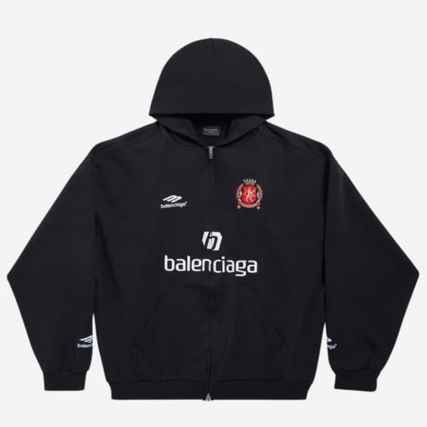 (구매) 발렌시아가 사커 풋볼 후드집업