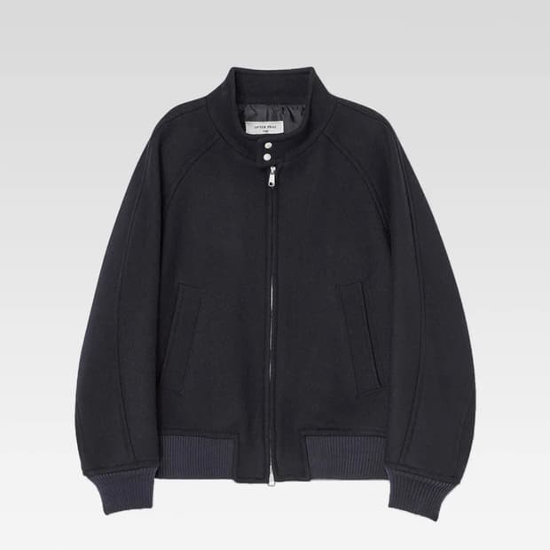 (L) 애프터프레이 리가즈 해링턴 블루종 네이비