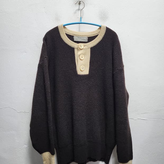 꼼데가르송 옴므 90s 배색 니트