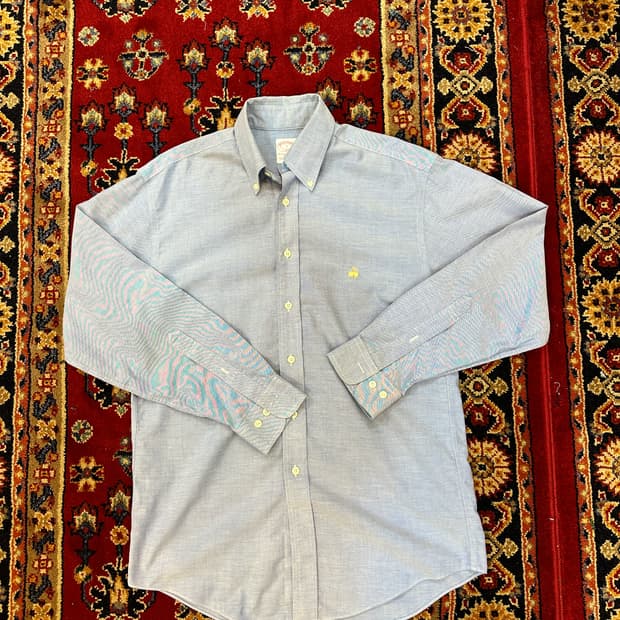 브룩스브라더스 옥스포드 셔츠 스카이블루 S