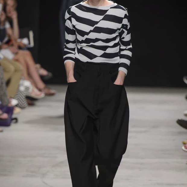 30) Juun.j  highwaisted sideline pants