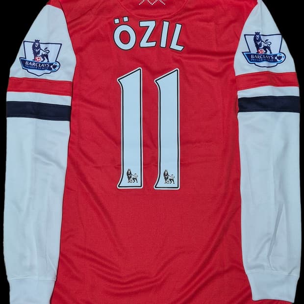 13-14 아스날 홈 메수트 외질 긴팔 유니폼 레플리카 L사이즈