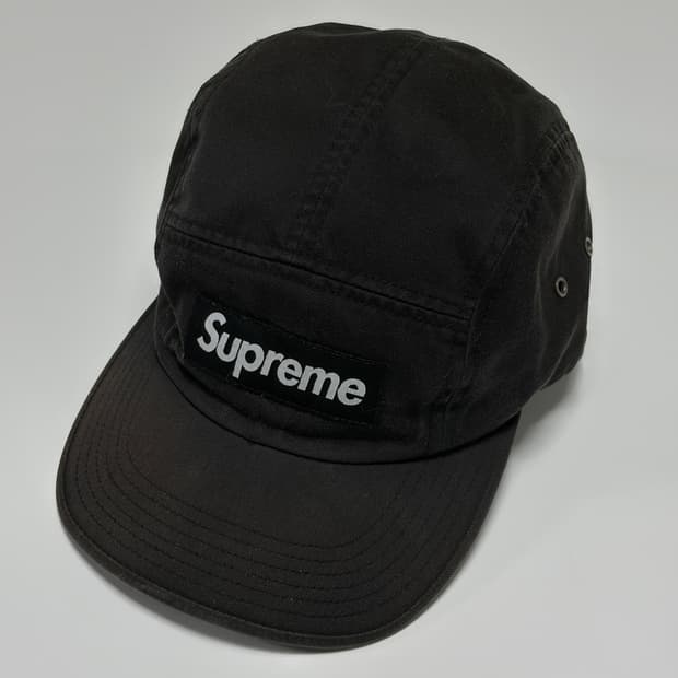 슈프림(Supreme) 빈티지 페이딩 블랙 캠프캡
