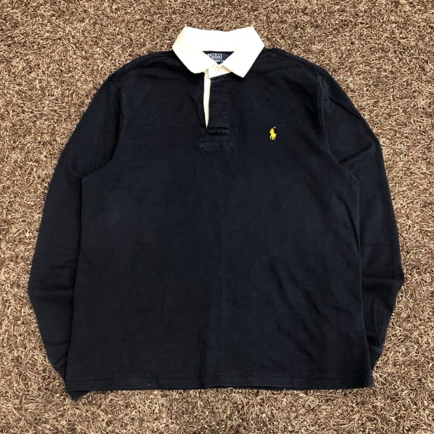 폴로 랄프로렌 럭비 티셔츠 롱슬리브