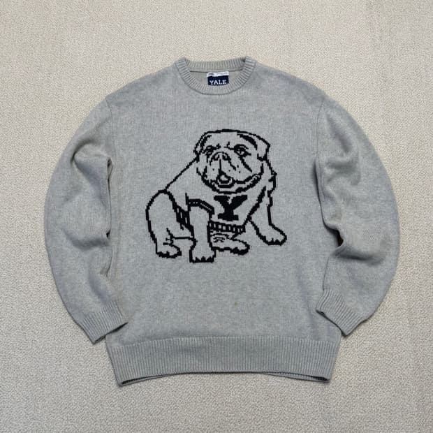 자라X예일 유니버시티 불독 코튼 니트