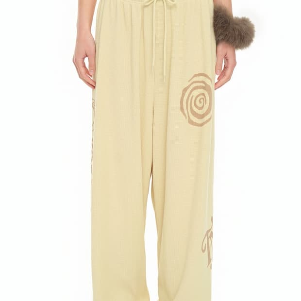 구매) Sun Disc 02 Waffle Pants - Butter
