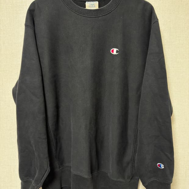 챔피온 리버스위버 블루라벨 맨투맨