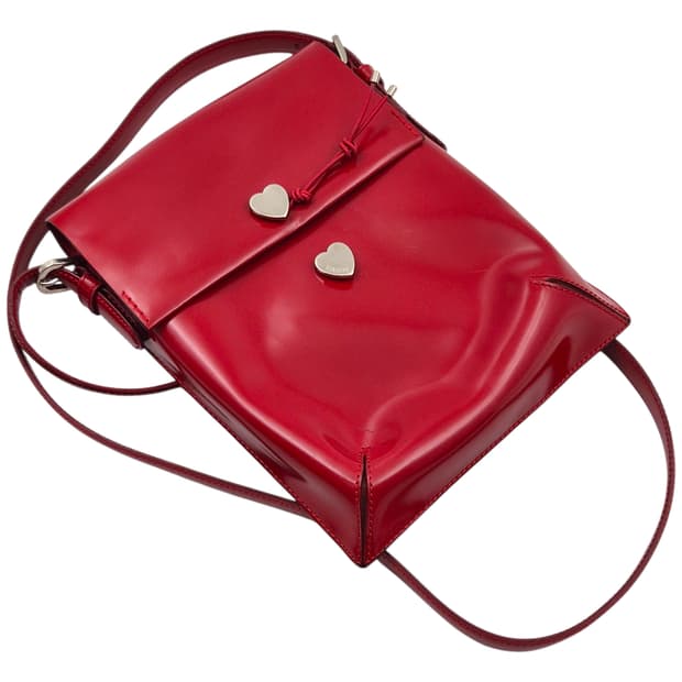 90s 모스키노 카프 레더 벨트 2way 박스백