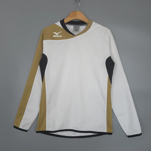 남성용 미즈노 Mizuno 배색 스포츠 티셔츠 M