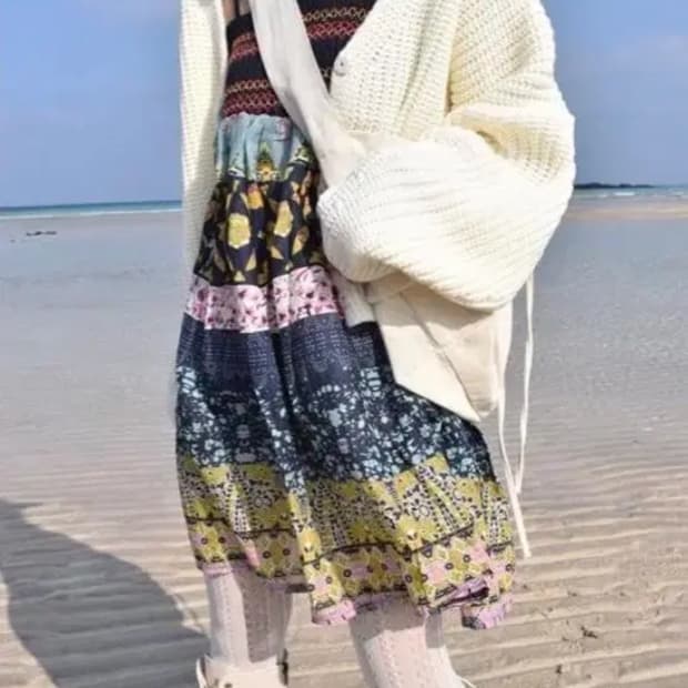 아쿠비클럽 보헤미안 원피스