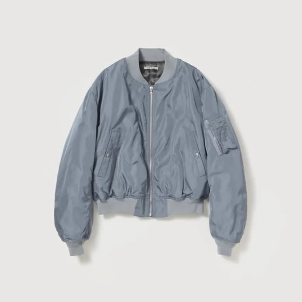 [0]26ss Auralee silk flight blouson