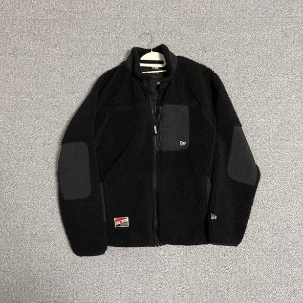 뉴에라 털후리스 뽀글이 블랙 110