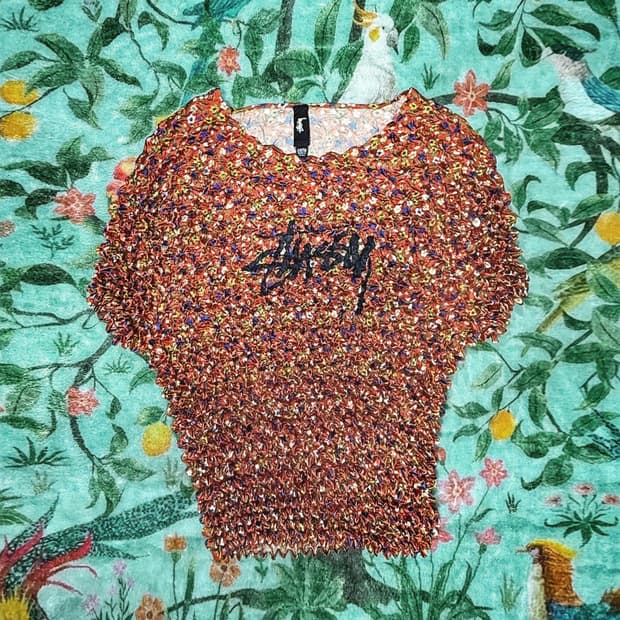 STUSSY POPCORN TOP