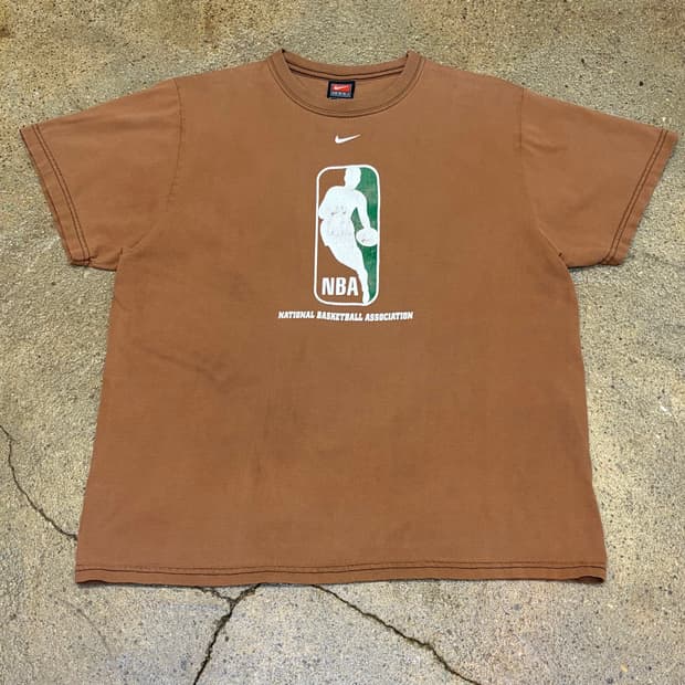 90s USA 나이키 NBA 빅로고 반팔 티셔츠 반팔티