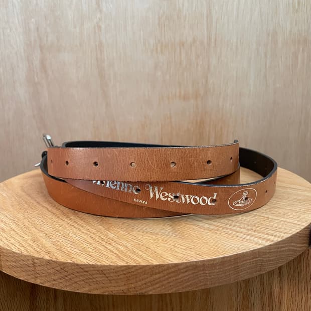 비비안웨스트우드 더블 라인 벨트