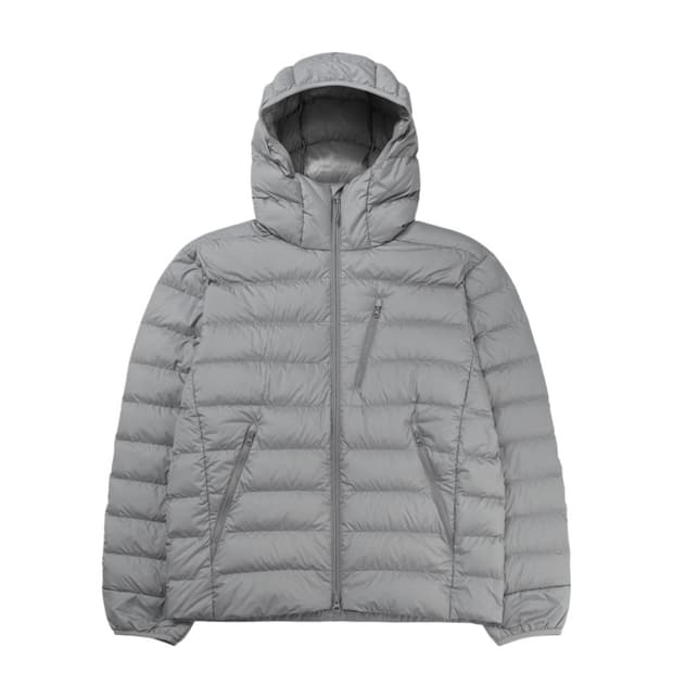 무탠다드 경량패딩 라이트그레이 M