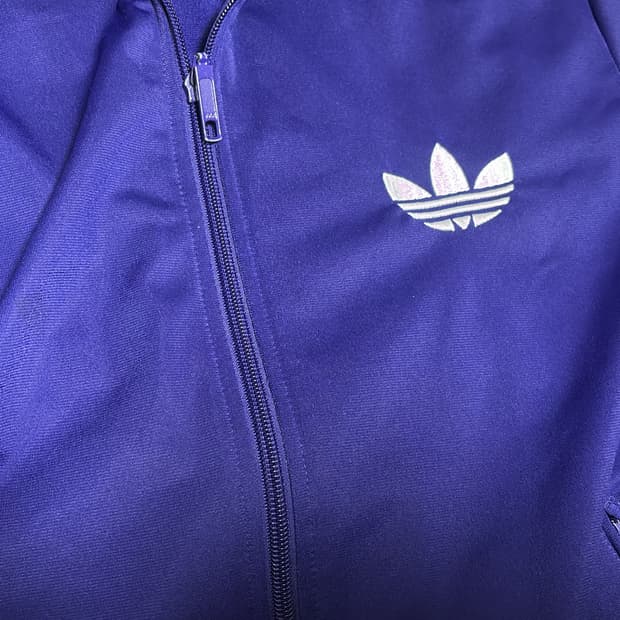 아디다스 구파 파이어버드 보라색 져지 트랙탑