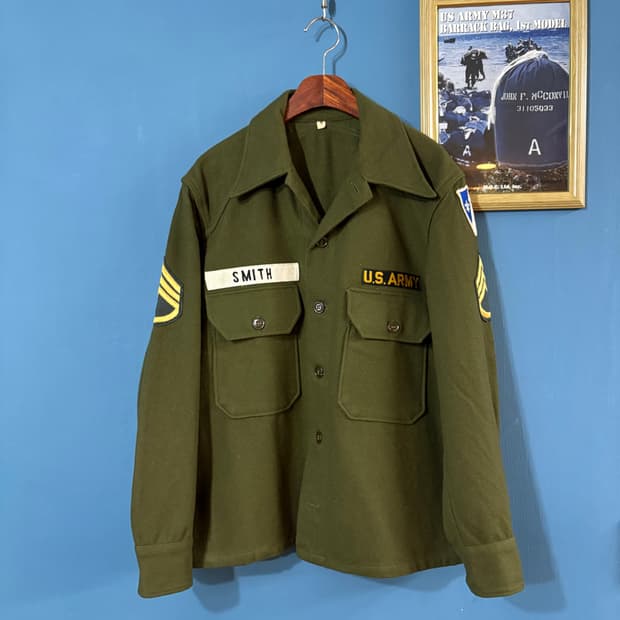 50’s U.S Army OG-108 Wool Filed Shirt 