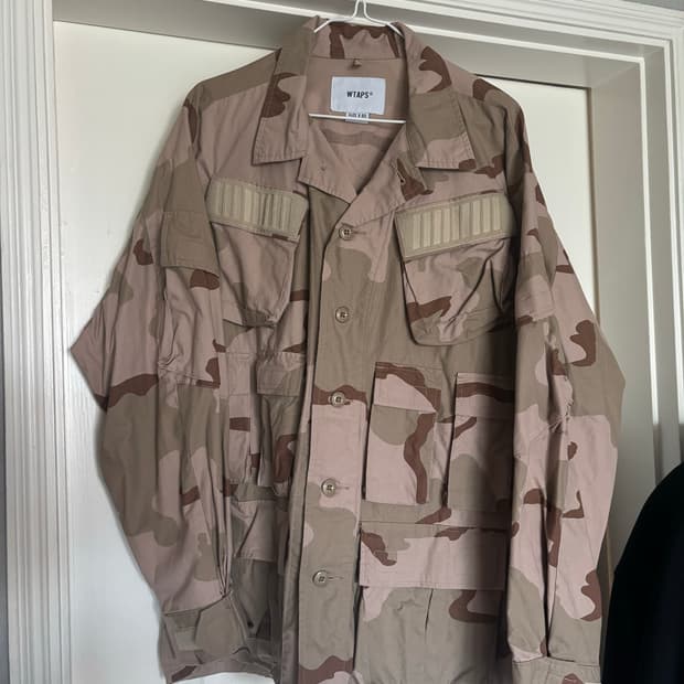 [3] 더블탭스 모듈라 셔츠자켓 데저트카모 19aw