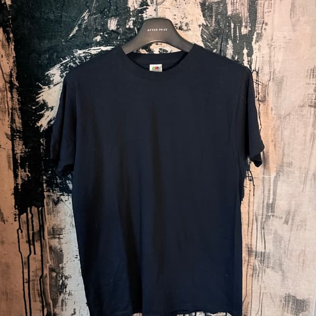 Fruit Of The Loom black half t-shirt  