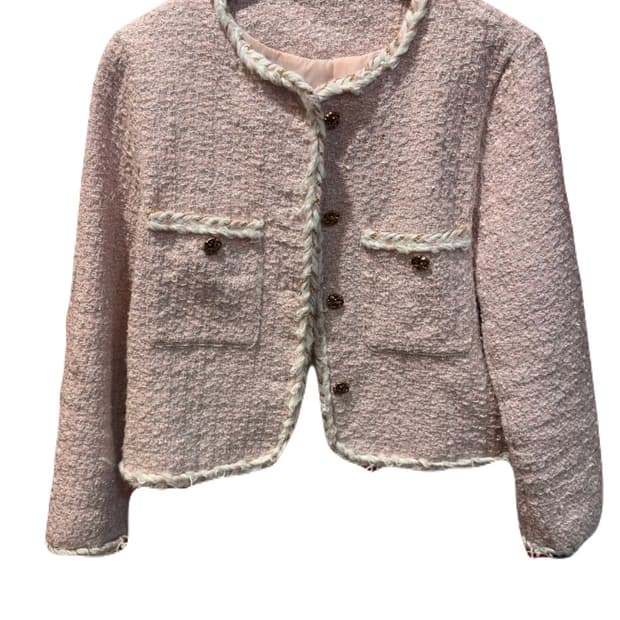 빈티지 여성 트위드 자켓