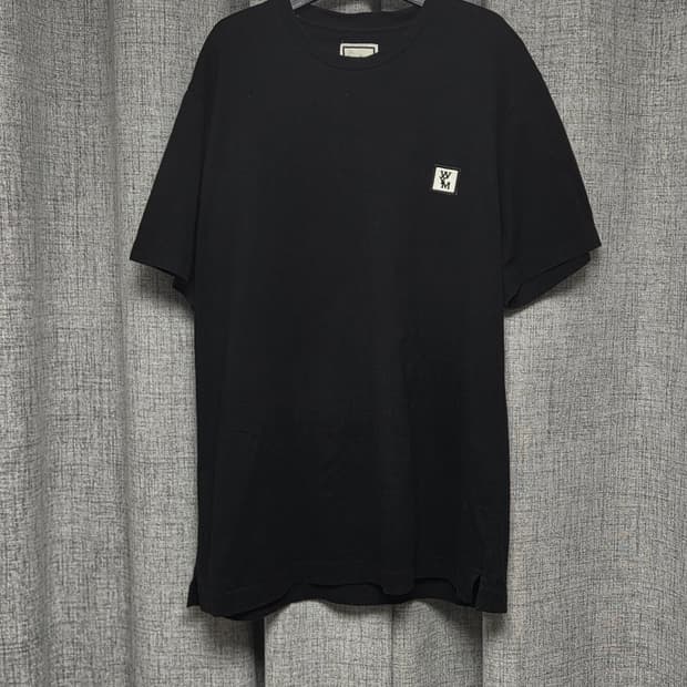 [48size/18년식]우영미 백로고 반팔 블랙