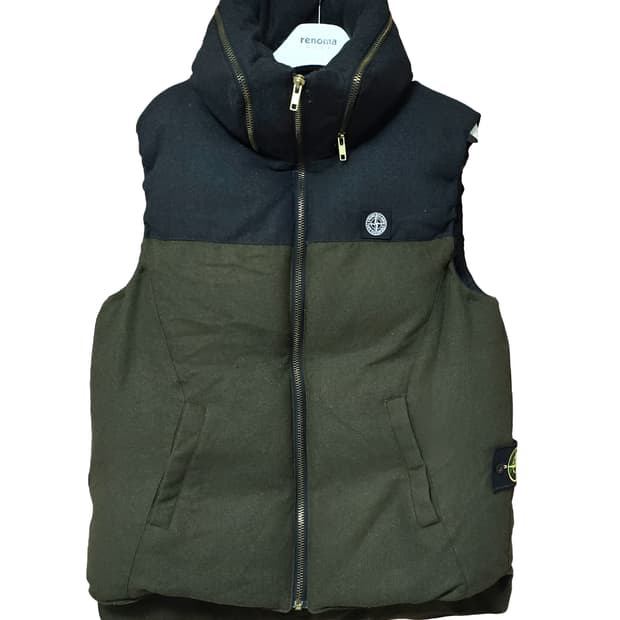 정품  스톤 아일랜드 덕다운 울패딩조끼/남95