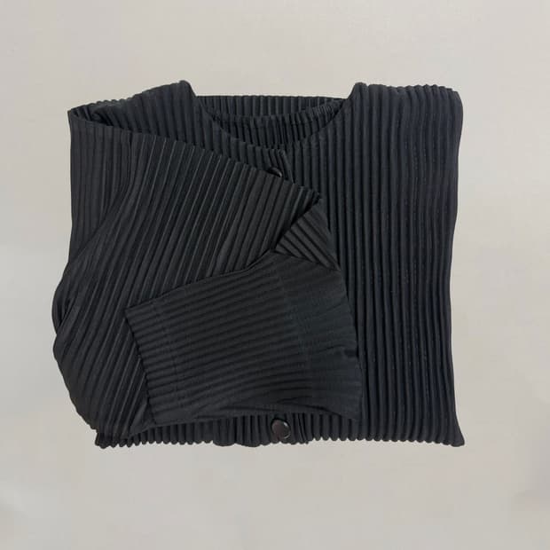 플리츠 가디건 자켓