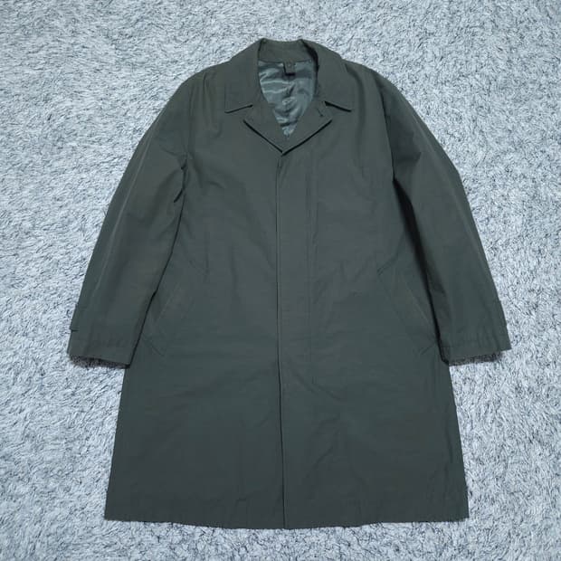 에피그램) L 남자 카키색 면+나일론 미니멀코트 / 왕눈이샵