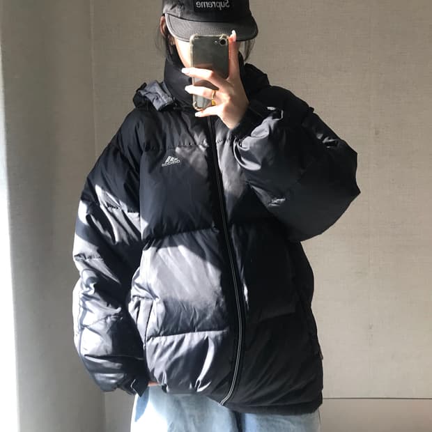 아디다스 블랙 패딩
