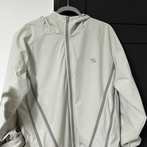 산산기어 지퍼자켓 오프화이트 3사이즈 