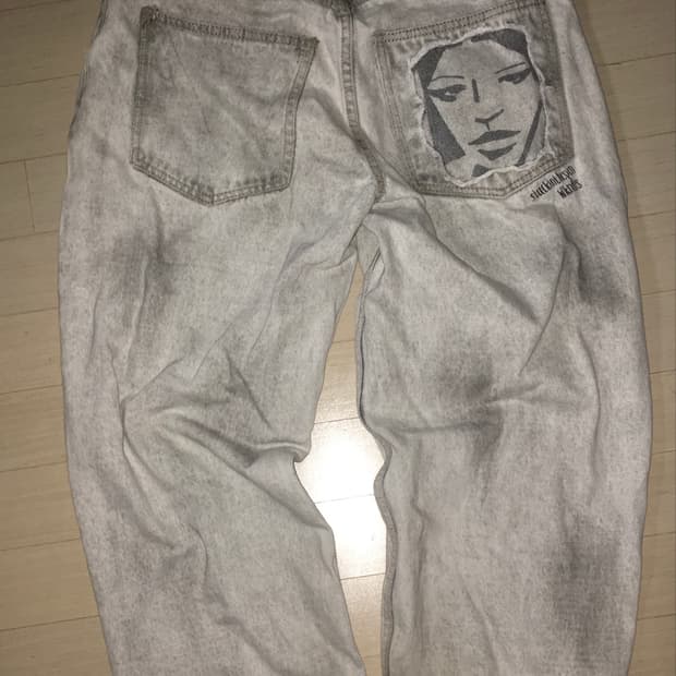 위캔더스 FACE DENIM PANTS (S.GREY)