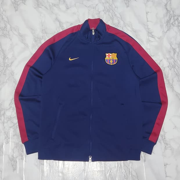 나이키 바르셀로나 14-15 트레블시즌 트레이닝 져지 자켓