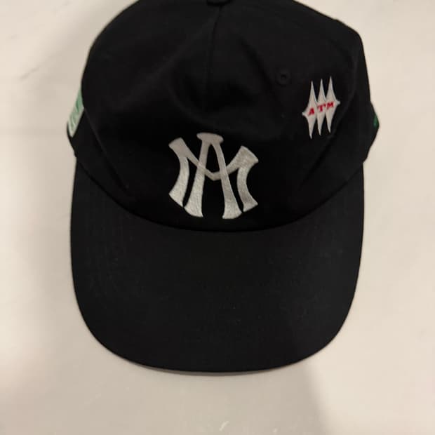 애프터매스 Atm 로고 볼 캡 블랙