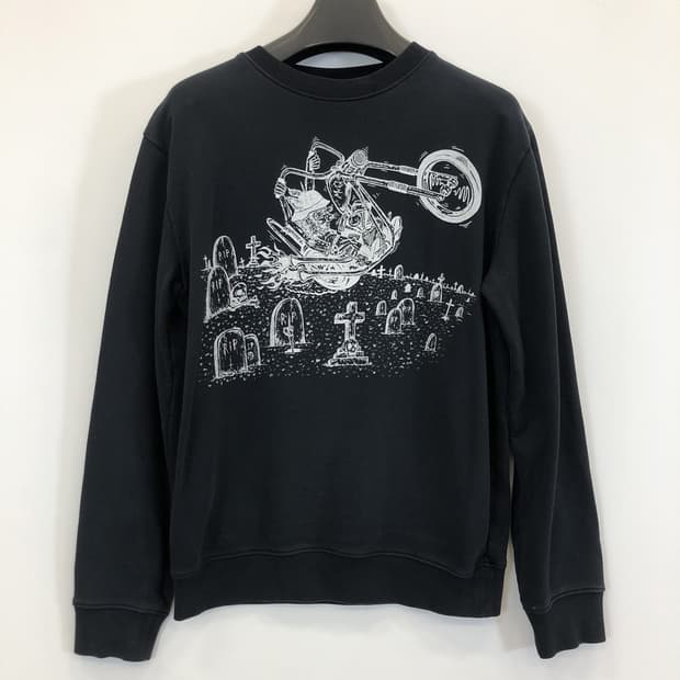 알렉산더맥퀸 바이크 맨투맨 90-95 오버 