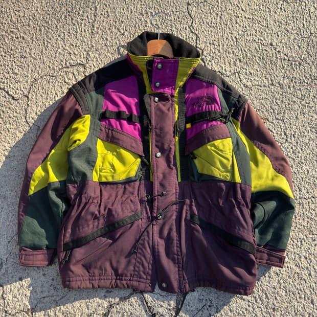 90's 노스페이스 올드 테크 스키 자켓 B37