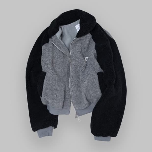 썸플레이스 배색폴리스자켓