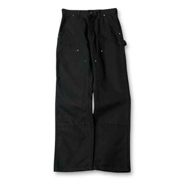 (30) 칼하트 더블니 블랙 포인트 백카고 데님 팬츠