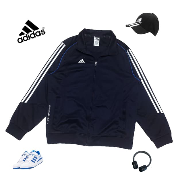 아디다스 데일리 스포츠 져지 집업 트랙탑