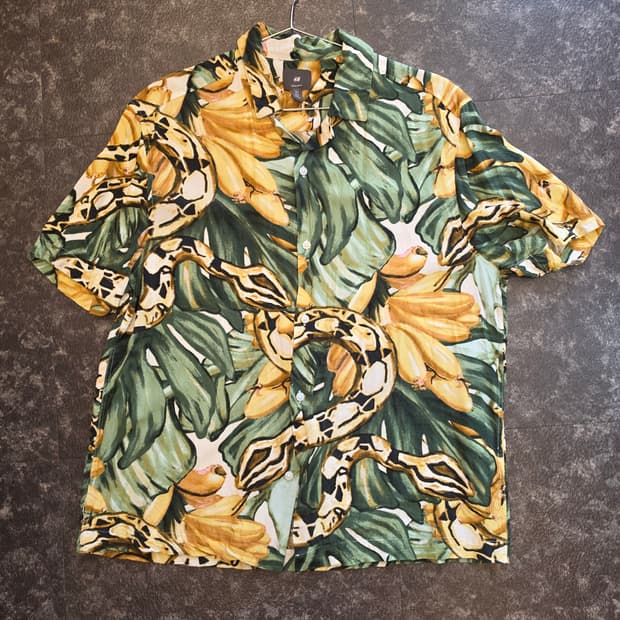 [H&M] 하와이안 반팔셔츠(남방)