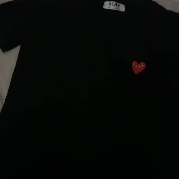 꼼데가르송 검정반팔