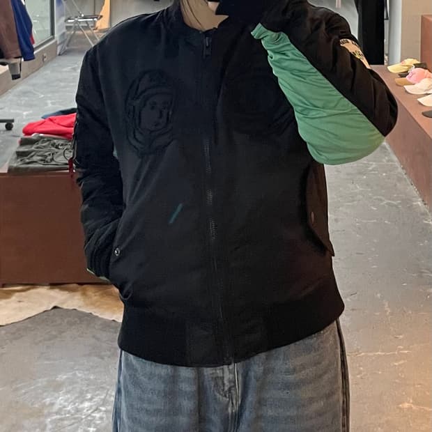 빌리네어보이즈클럽 나일론 플라이트 MA-1 자켓 H2330