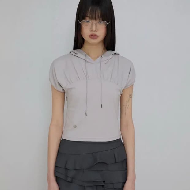 플레어업 반팔 후드