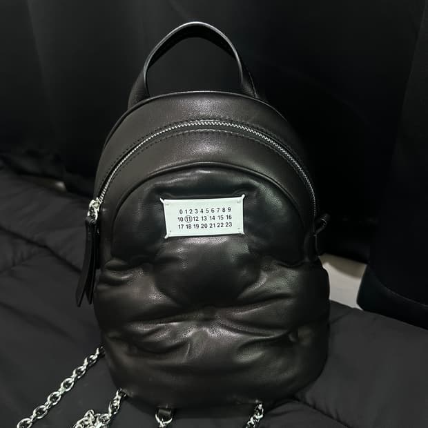 메종마르지엘라 글램 슬램 백팩 블랙