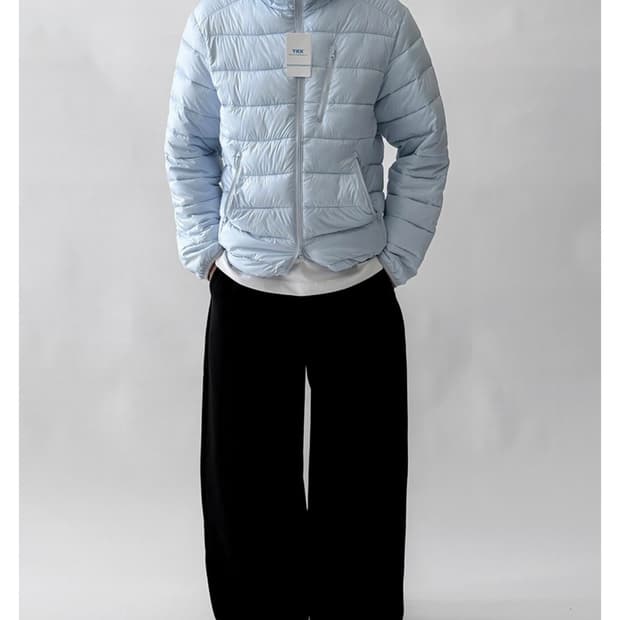 스카이블루 경량패딩 (새상품)