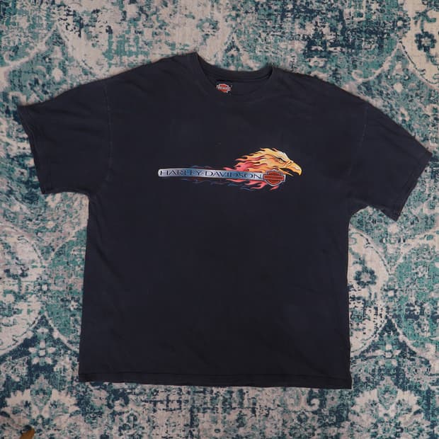 VTG 빈티지 할리 데이비슨 이글 반팔 티셔츠 XXL